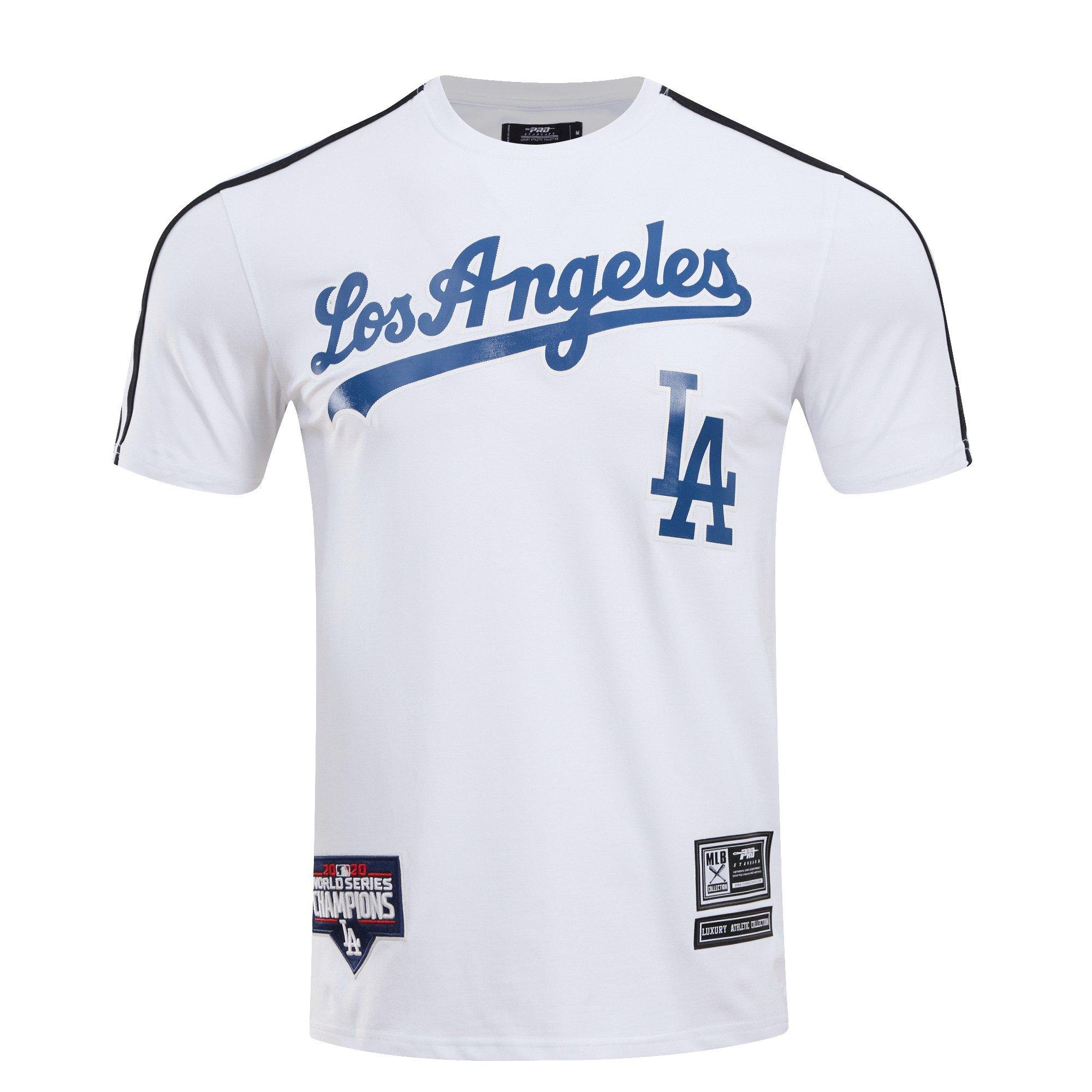 Pro Standard Men's Los Angeles Dodgers Logo Pro Taping Top - White - WHITE